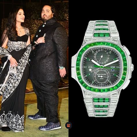 patek philippe nautilus anant ambani|anant ambani watch.